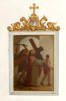 2. Station - Jesus nimmt das Kreuz auf seine Schultern